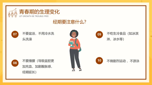 中小学生青春期健康教育成长PPT模板