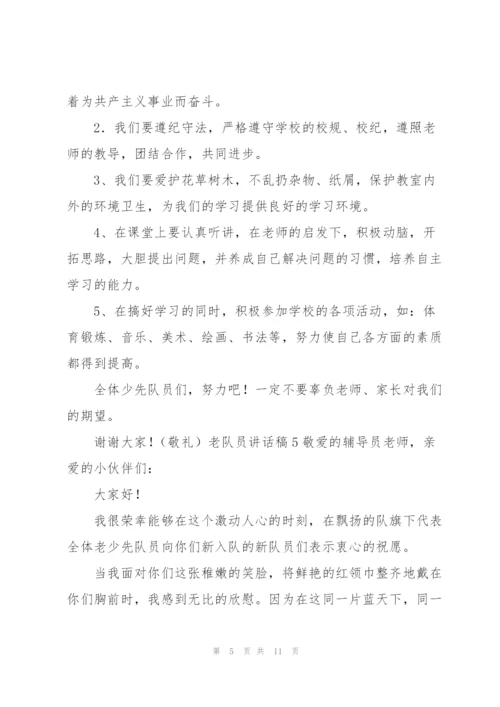 老队员讲话稿.docx