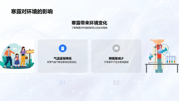 寒露气候科普讲座PPT模板