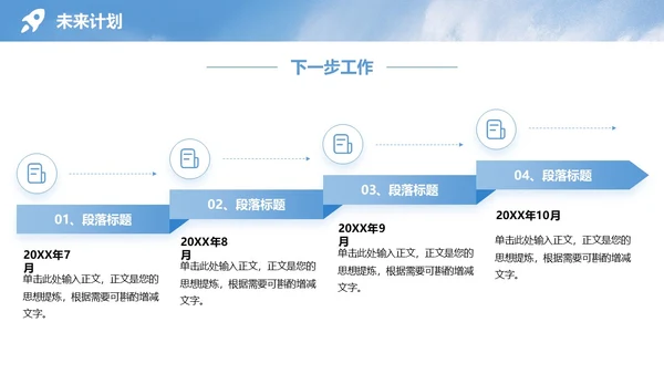 蓝色实拍励志风格海浪帆船冲浪凝心聚力破浪前行年中总结模板