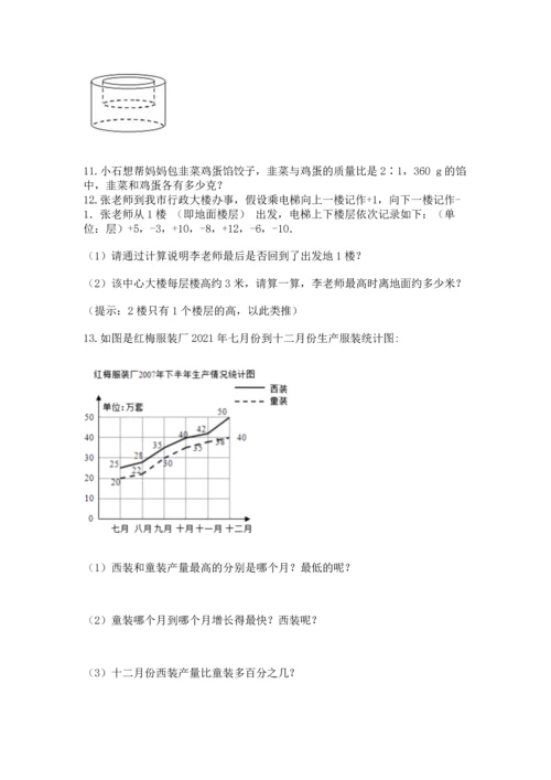 六年级小升初数学应用题50道及答案（精品）.docx