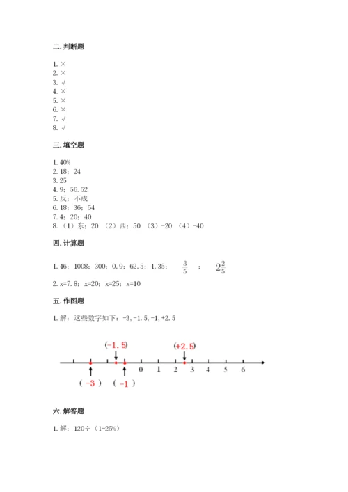 小升初六年级期末试卷必考.docx