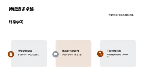 专业学习：成就卓越之旅