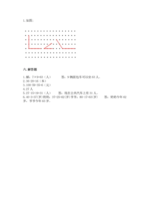 人教版数学二年级上册期末测试卷（综合题）.docx