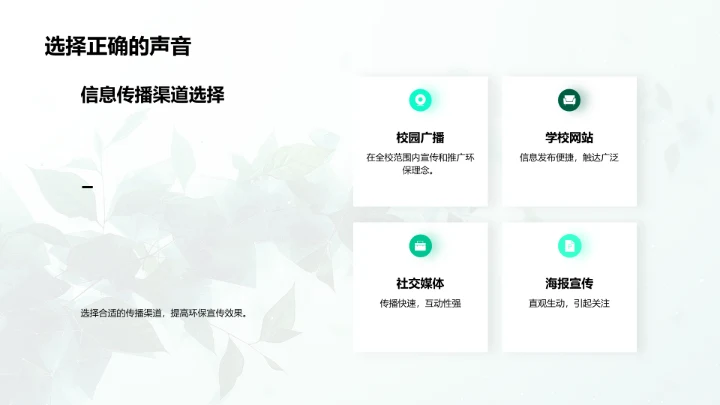 环保营销在校园的推广