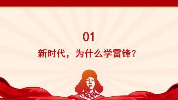 新时代学习雷锋精神塑造党员精神品质党课PPT
