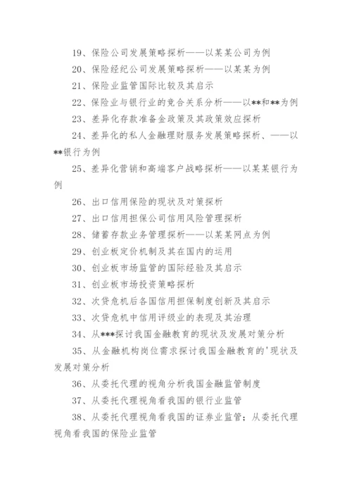 金融学学年论文题目.docx