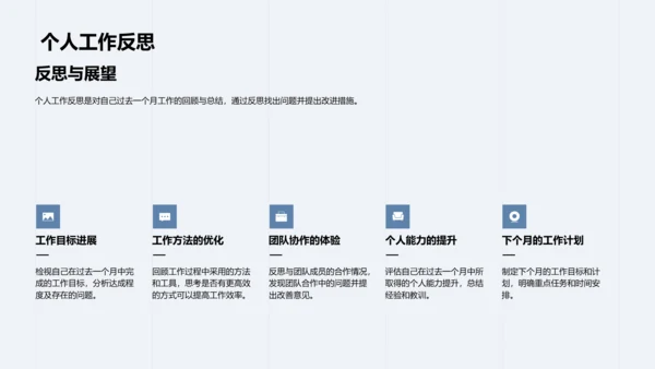 法务工作月度总结报告PPT模板