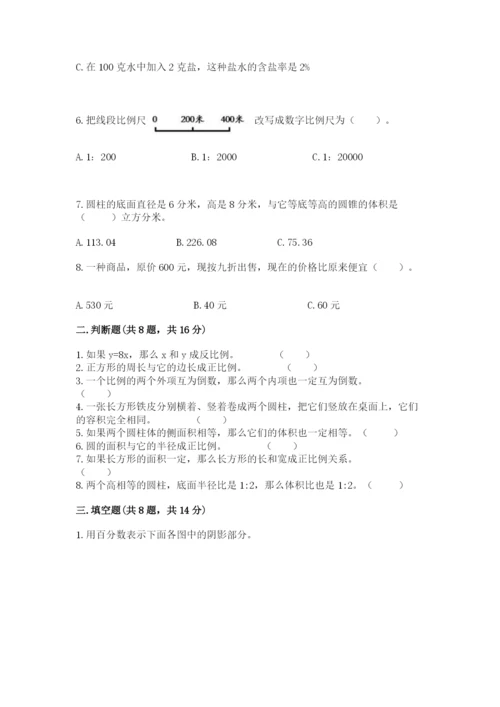 小升初数学期末测试卷精品有答案.docx