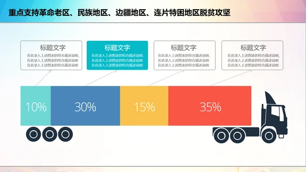 新农村精准扶贫开发脱贫攻坚战PPT模板