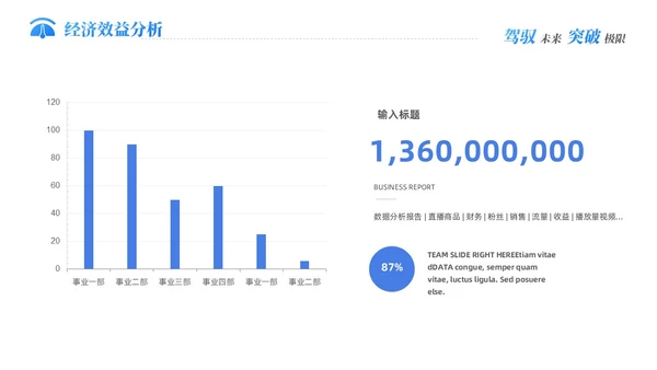 蓝色科技新能源汽车企业介绍PPT