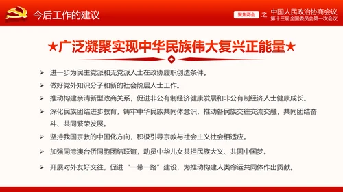 全国两会政协常委会工作报告ppt