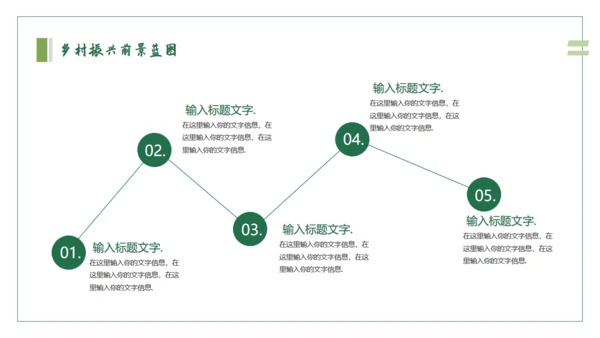 乡村振兴建设美丽新农村通用PPT模板