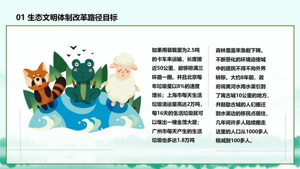 推进生态文明建设美丽中国PPT课件模板