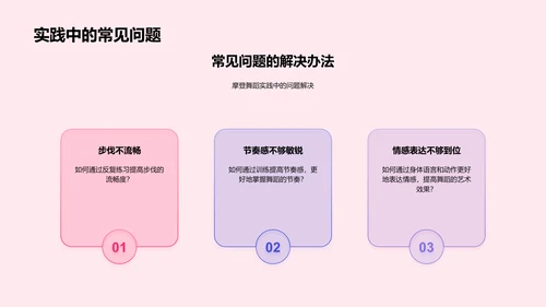 摩登舞蹈技巧教学PPT模板