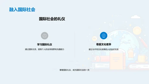 国际礼仪在交流中的重要性PPT模板