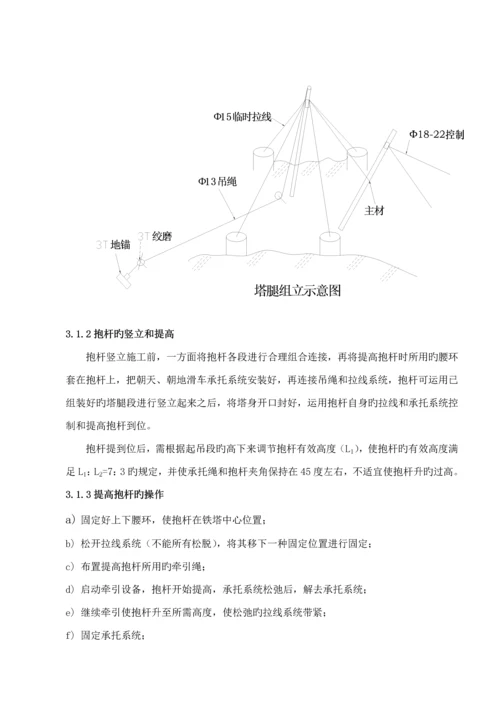 110kV铁塔(组立)综合施工专题方案.docx