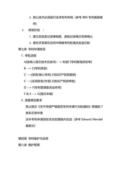 通用公司专利管理制度