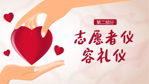 志愿者礼仪志愿者职业规范志愿者培训PPT课件文明礼仪