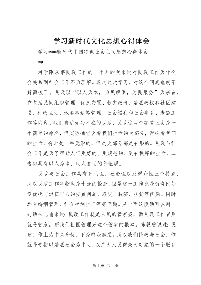 学习新时代文化思想心得体会 (4).docx