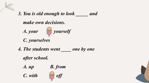 Module4 Rules and suggestion Unit 1 You must be ca