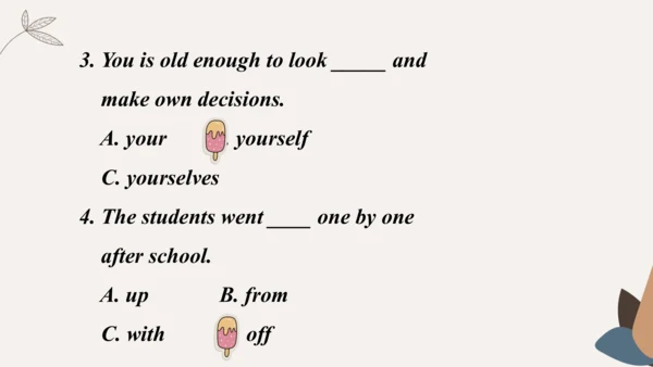 Module4 Rules and suggestion Unit 1 You must be ca