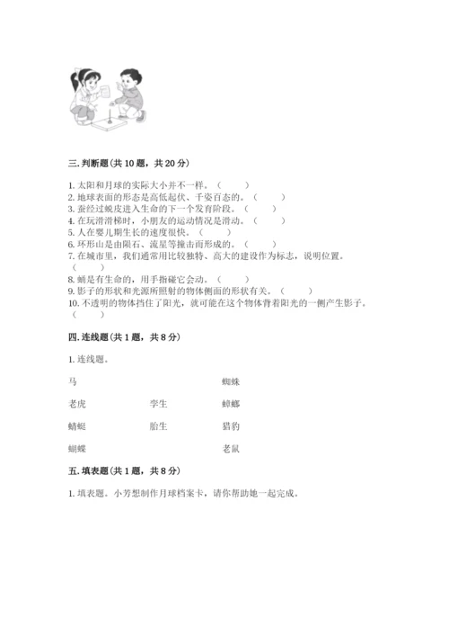 教科版科学三年级下册 期末测试卷（培优）.docx