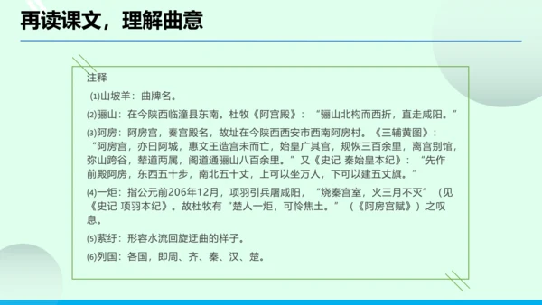 九年级语文下册第六单元课外古诗词诵读《山坡羊 骊山怀古》 课件(共43张PPT)