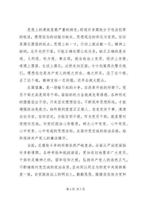 坚定理想信念明确政治方向发言稿6篇.docx