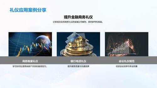 金融业商务礼仪提升PPT模板