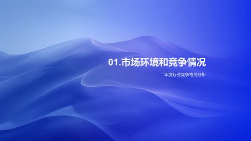 营销年终汇报PPT模板