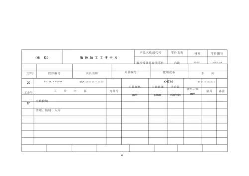 机械加工工艺卡模板.docx