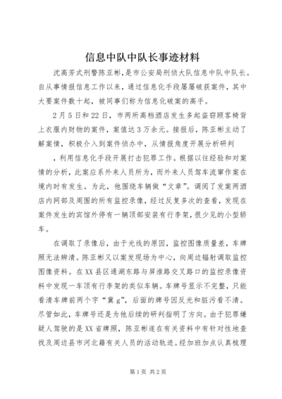 信息中队中队长事迹材料 (2).docx