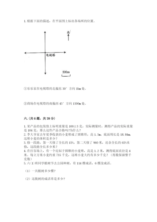 小学六年级升初中模拟试卷带答案（能力提升）.docx