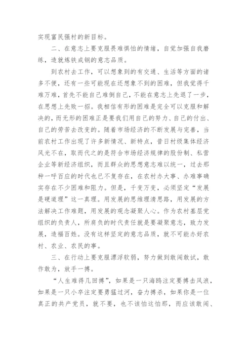 挂职干部座谈会表态发言稿.docx