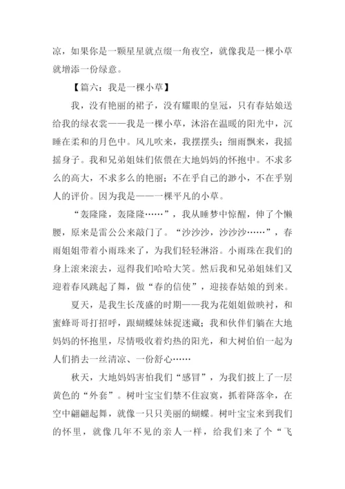 我是一棵小草作文600字.docx