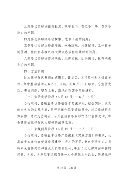 作风纪律整顿方案.docx