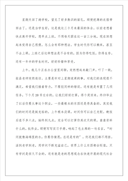 实习教师工作总结1