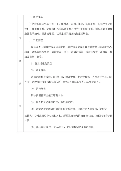 旋挖施工技术交底记录表.docx
