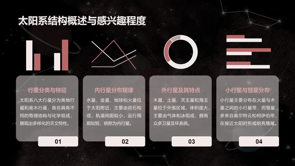 宇航黑白猫黑色卡通风宇宙知识科普