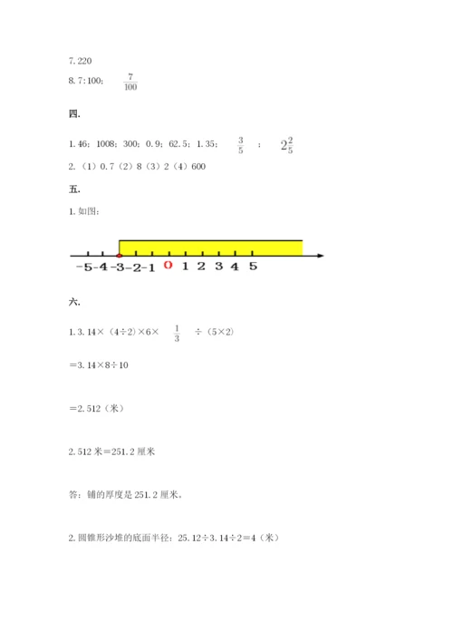 贵州省贵阳市小升初数学试卷附完整答案（考点梳理）.docx