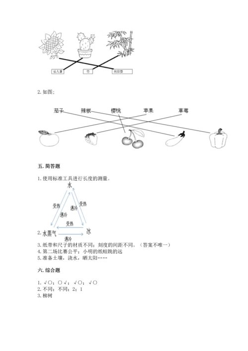 教科版一年级上册科学期末测试卷（b卷）.docx