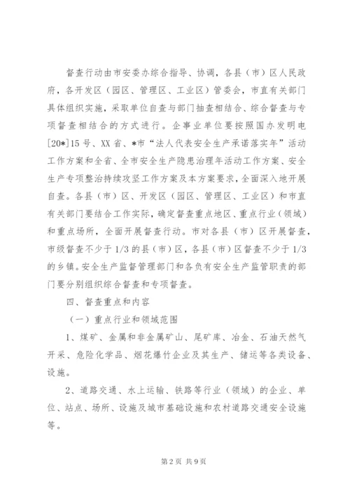 市安全生产督查行动方案.docx