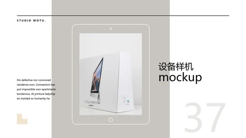淡雅大方北欧风公司简介创意设计PPT模板