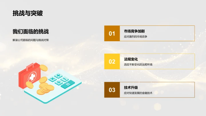 金融部门工作报告