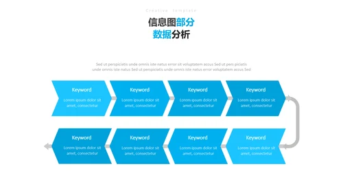 蓝色创意简洁设计公司简介商务PPT模板
