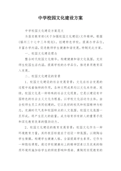 中学校园文化建设方案_1.docx