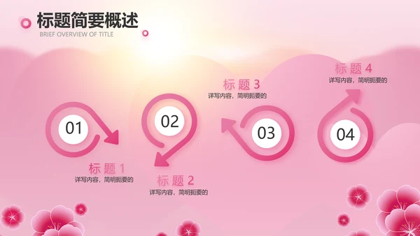 粉色美容院礼仪培训动态PPT模板