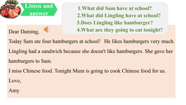 Module 3 Unit 2 Sam ate four hamburgers 课件(共31张PPT