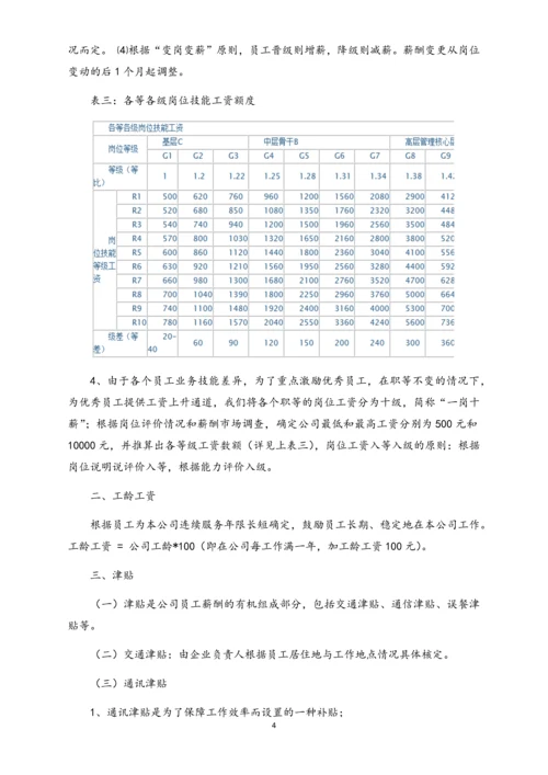 02-【通用】中小企业公司薪酬管理制度(范本).docx